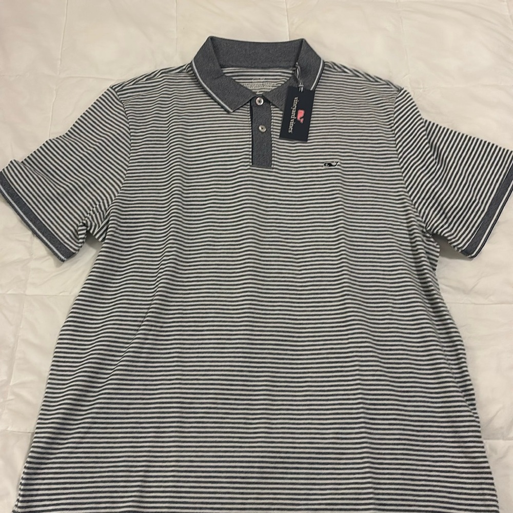 Men’s Vineyard Vines Edgartown Polo in Nautical Navy